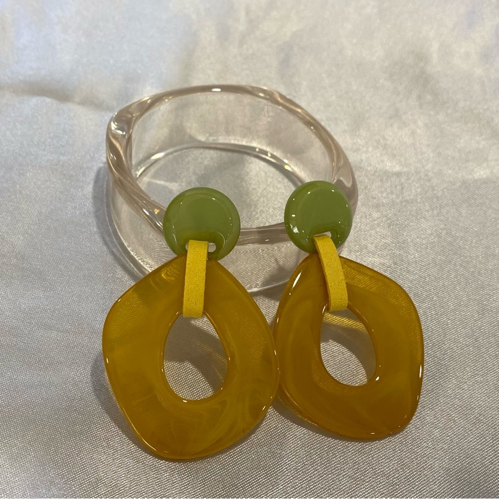 Y2K acrylic jewelry set